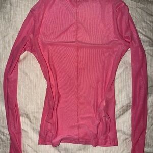 Zara Vibrant Pink Long Sleeve Top